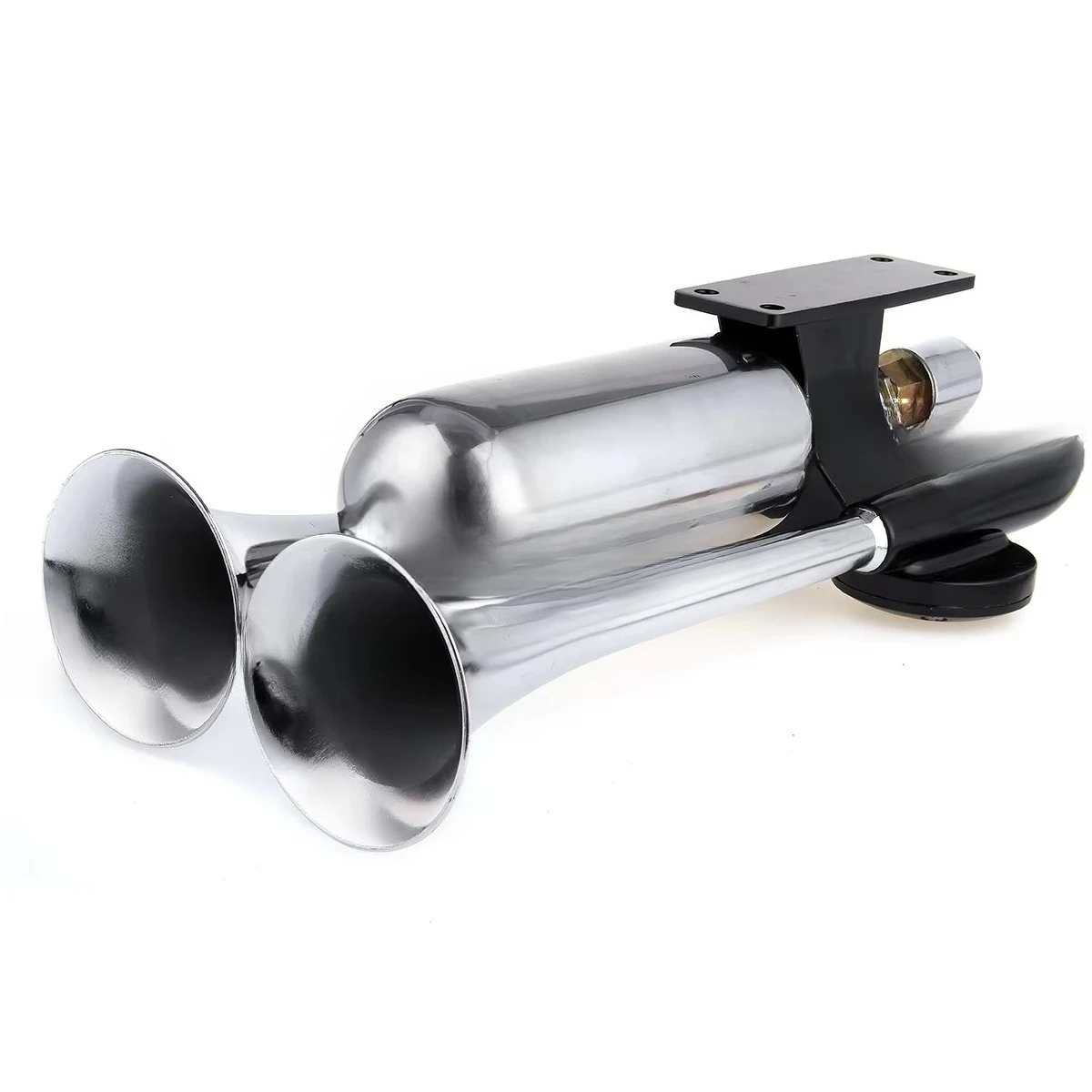 12-24V 500 DB Super Strong Noisy Car Air Compressor Dual Trumpet Air Horn for Auto Truck Boat Train Vehicle  Lorry view 2