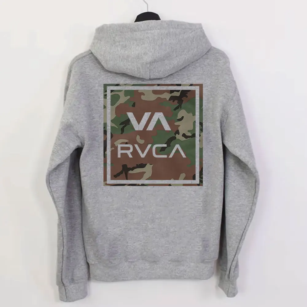 Bluzy z kapturem Camiseta Hombre RVCA Męskie Grafika Męska Odzież na prezent Streetwear Nowość Bluzy i bluzy Zimowe swetry z długim rękawem