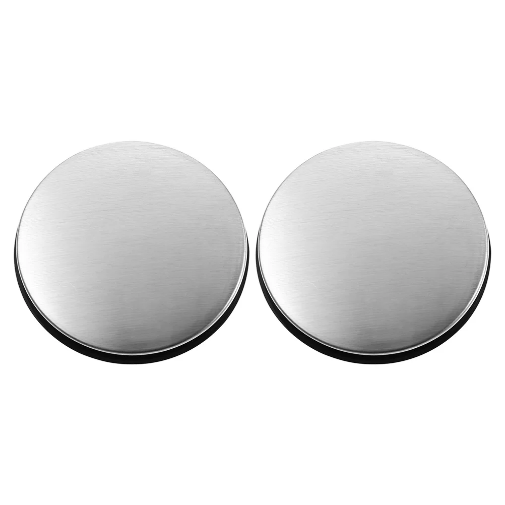 

3Pcs Kitchen Faucet Hole Covers Stainless Steel Sink Sealing Caps Easy to Use Silver Sink Hole Cover Faucet Cover