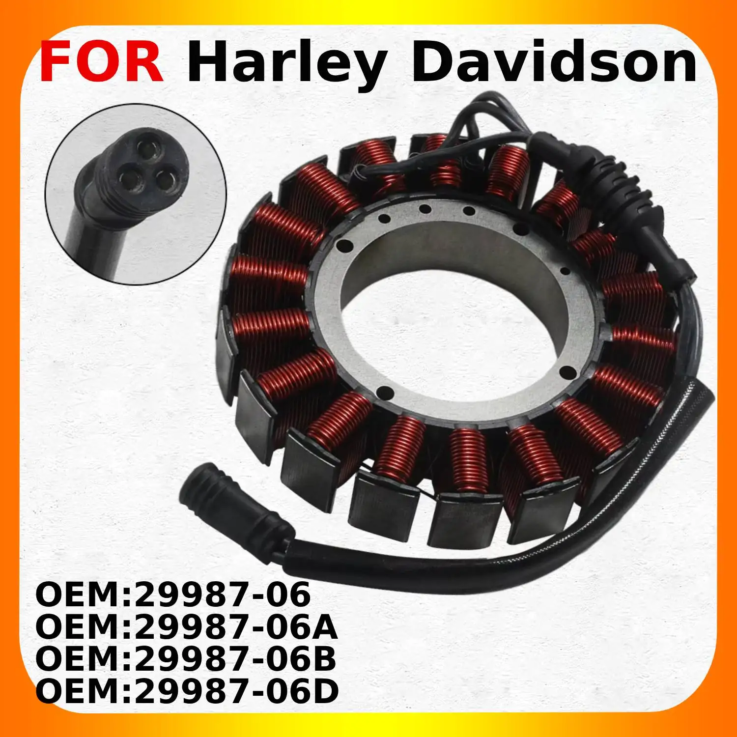 Magneto Generator Stator Coil For Harley Davidson Road King FLHR FLHPE FLHRC FLHRS FLHRSE FLHTCU 103 Police Custom Ultra Classic