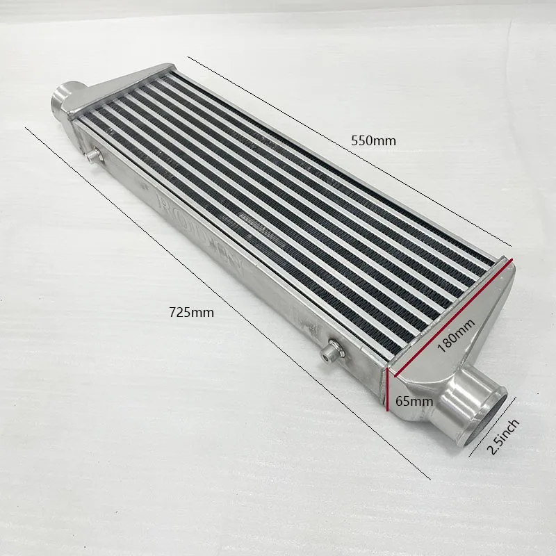 Front Mount intercooler Universele Turbo Intercooler voor Audi Jetta Inlaat 2.5"/65mm OD=2/2.5/3.0 inch voor BMW voor VW voor Golf