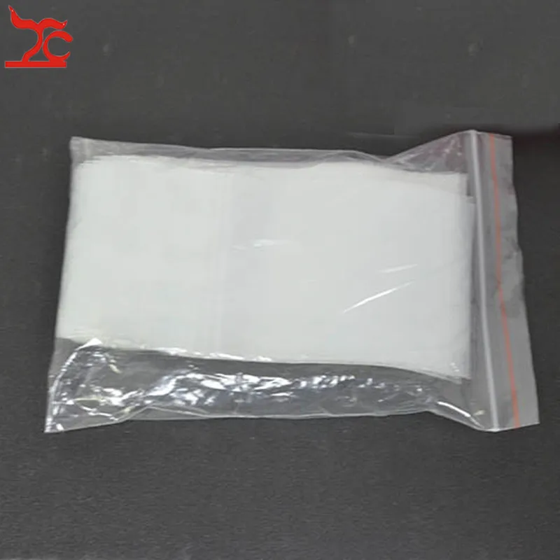 100 Stuks Dikke Mini Ritssluiting Doorzichtig Plastic Zak Ziplock Ritssluiting Hersluitbaar Poly Bag Munt Sieraden Verpakking Zak 0.12Mm
