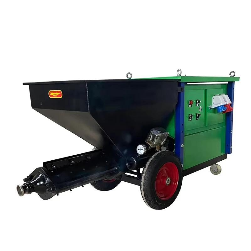 Electric Cement Plaster Spray Machine Screw Slurry Grouting Sand Material Mortar Wall Spraying Pump for Construction