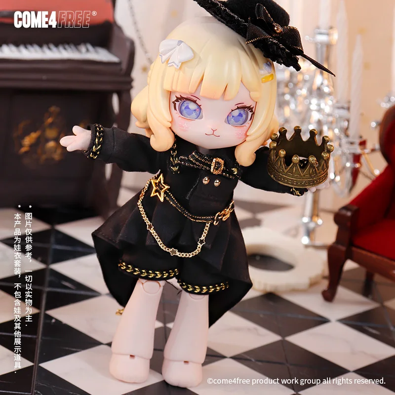 Authentische Black Knight Babykleidung auf Lager Ob11 Puppe Bjd Puppenkleid Kleid Überraschung Geburtstagsgeschenk Nur Kleidung