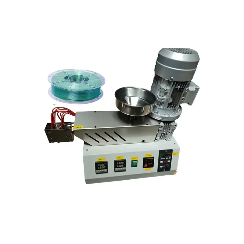 Industrial grade durable rubber tube profiled plate 3D filament extruder plastic recycling