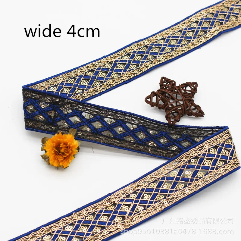 1 Yards Water Soluble Sewing Accessories Flower Embroidery Ribbon Fabric Needlework DIY Crafts