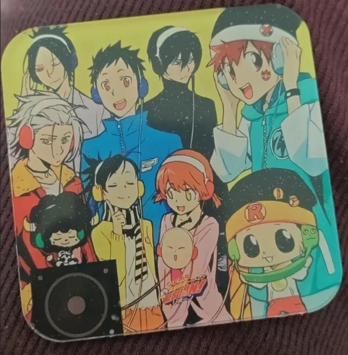 Katekyo Hitman Reborn Coaster Hibari Kyoya Rokudou Mukuro Acrylic Transparent Coasters Cute Anime Goods Collection Desk Display