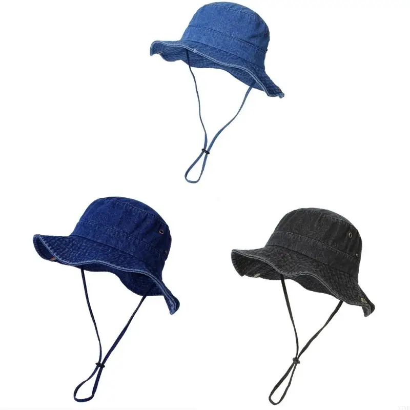 N7YF Bucket Hat Hat Cloches Hat Fisherman Hat SunHat Summer Hat Bowlers Hat BobHat Panama Hat