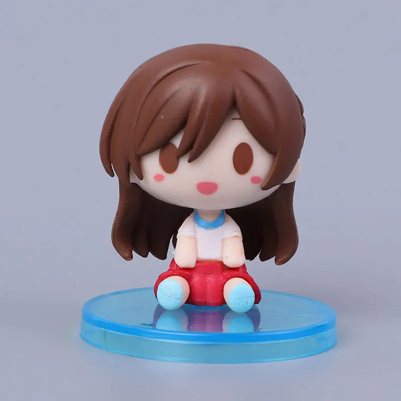 4ชิ้น/1ชุดรุ่น Q น่ารักอะนิเมะให้เช่าตุ๊กตาแฟนสาว Ichinose Chizuru nanami ตุ๊กตาของเล่นโมเดล sakurasawa SUMI