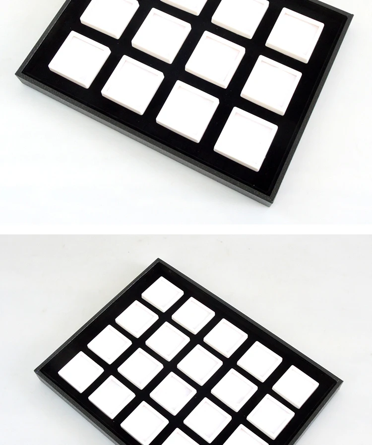 Wholesale Jewelry Gem Display Box Case Loose Diamond Storage Tool Coin Jar Show Tray Gem Pot Gemstone Organizer Holder Container