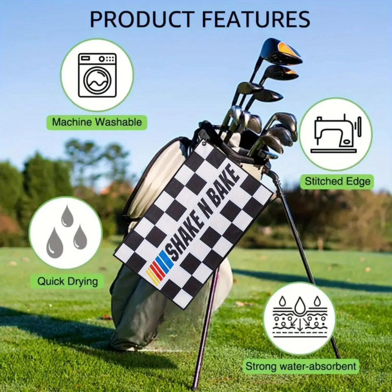 面白いマイクロファイバープレミアムゴルフタオル、男性と女性の - Women'S Golf Accessories のレビューと価格