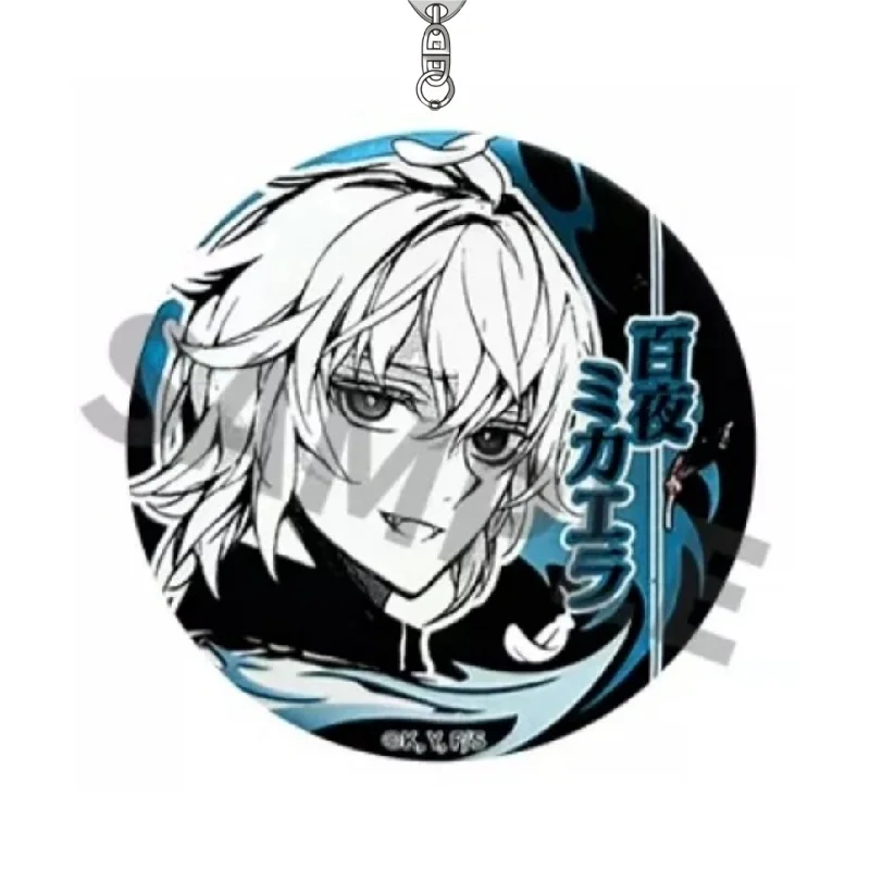 Seraph of the End 6cm Yuichiro Hyakuya Mikaela Hyakuya Guren Ichinose Shinoa Hīragi Acrylic Pendant Keychains Bag Charm