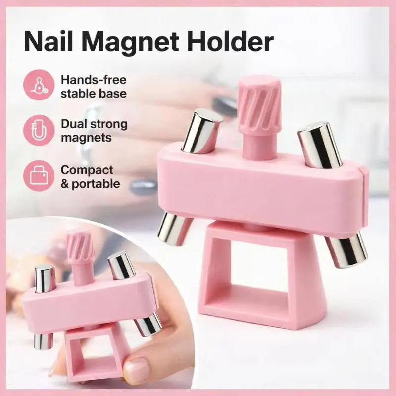 【A】Adjustable Glass Bead Cat Eye Nail Magnet Tool Perfect Cat Eye Effect For Salon Home Use Beginner's Magic Tool