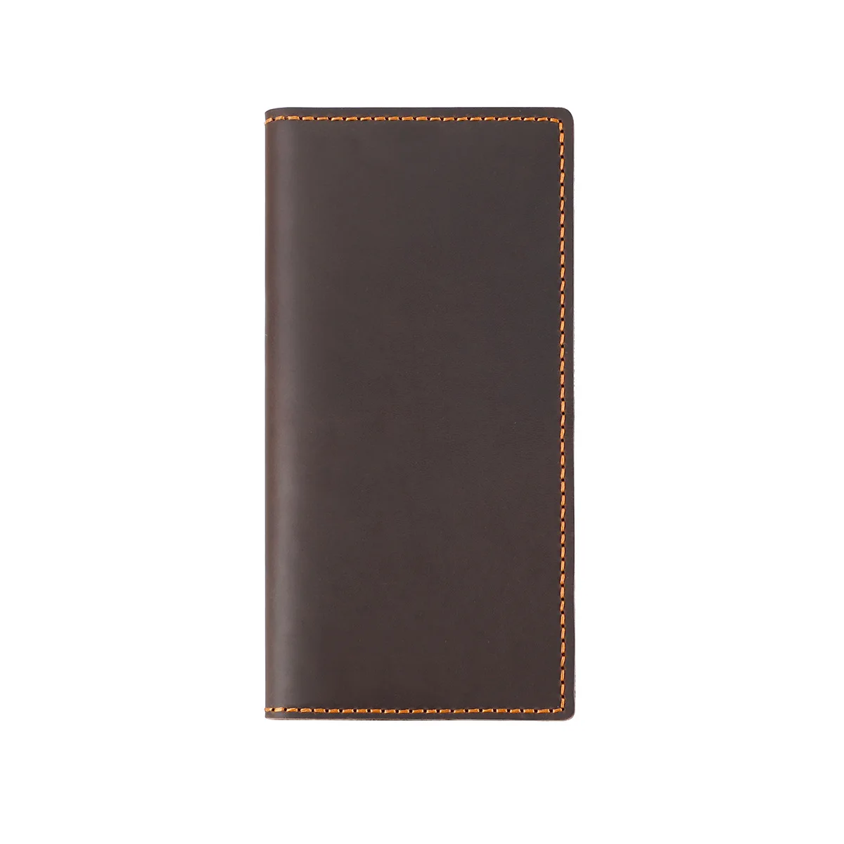 Man Long Purse Leather Wallet Personalized Crazy Horse Leather Long Wallet, Men's Clutch Passport Holder Male Card Holder