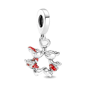 熱賣925銀狗、熊、老鼠、鹿吊墜,適合歐洲原創手鍊DIY配件,精緻珠寶 10 最佳銷售 歐洲珠子 - №9