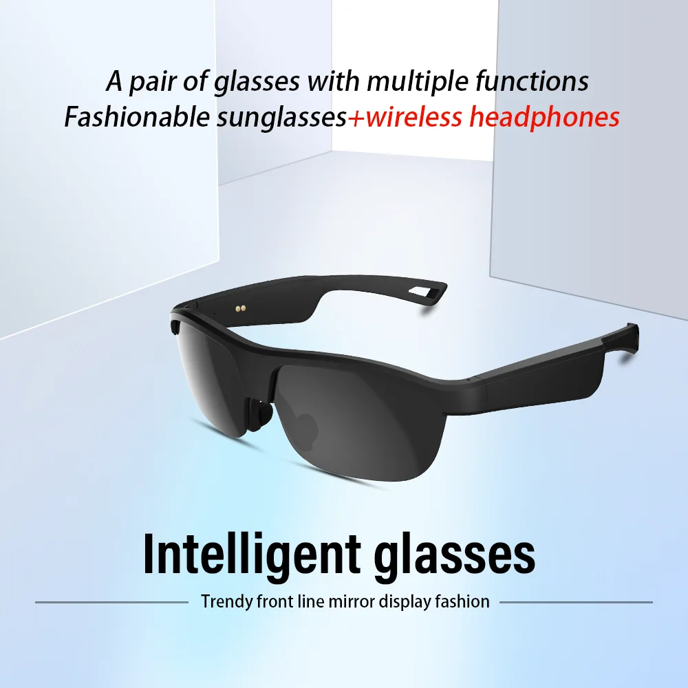 LAXASFIT Smart Sunglasses Bluetooth Talking Outdoor Sports Headset HIFI Blue Light UV Protection for Men and Women