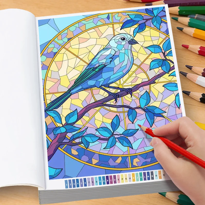 An Adult Meditation And Stress Relief Digital Drawing Book, Dinosaur/Parrot/Mandala Patterns And Other Themes, Art Creation Gift