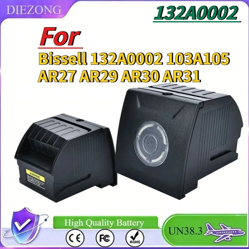 

In Stock For Bissell 132A0002 103A105 AR27 AR29 AR30 AR31 For Gtech AirRam MK2 AR2 Vacuum Cleaner Battery 132A0002