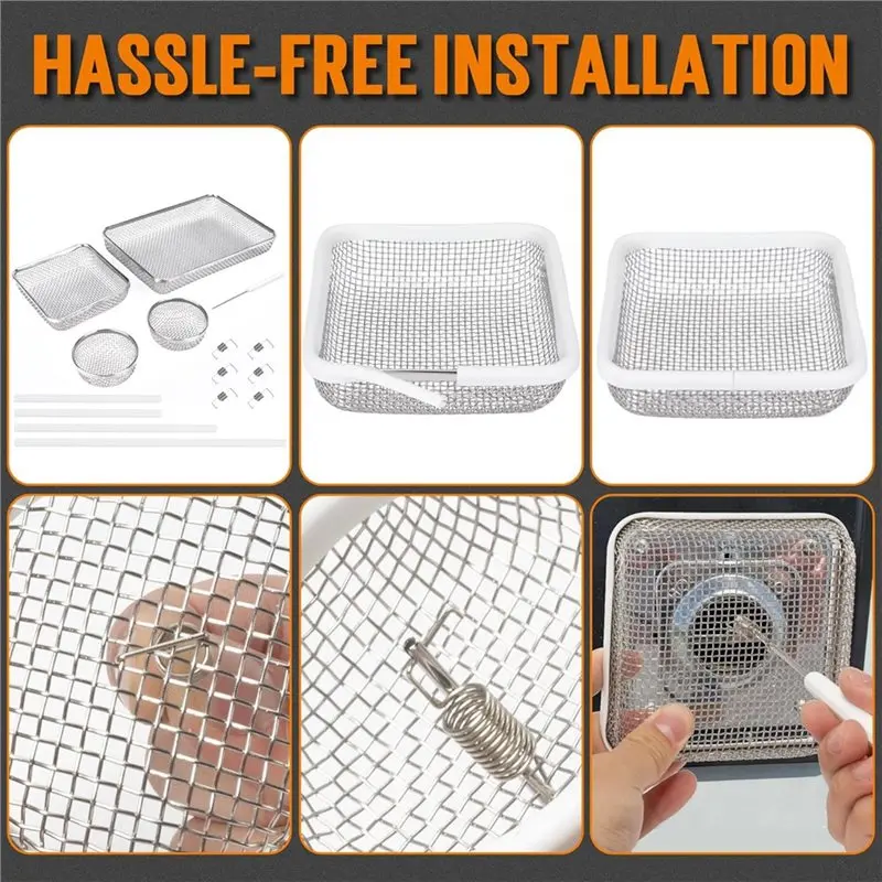 شاشة تنفيس الفرن ABBY-RV، غطاء فتحة تهوية سخان لشاشات التخييم تتضمن أداة التثبيت ومطاط السيليكون #5