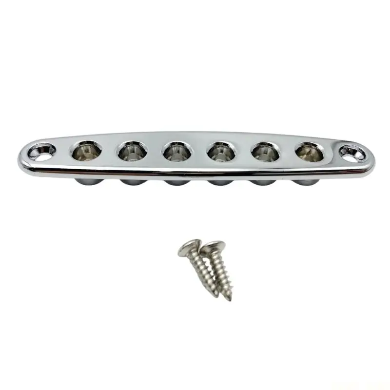 U2JB Electric Guitar Bridge Parts Thru Body Ferrule for Seamless String Alignment