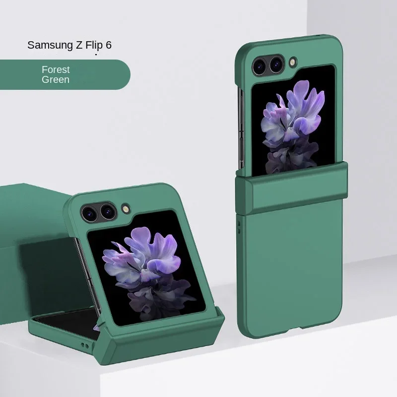 Hartschalen-Handyhülle mit angenehmer Haptik für Samsung Galaxy Z Flip 8 7 6 5 4 3 Flip6 Flip5 Flip4 Flip7 Scharnierschutz Stoßfeste Abdeckung – Detail 12