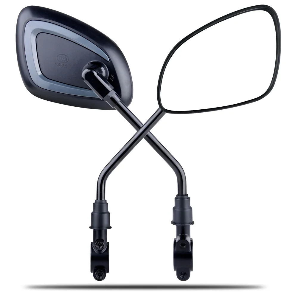 EasyDo Glass Bike Side Mirror Rear Mirror Stainless Steel Universal Bicycle Rearview Mirror