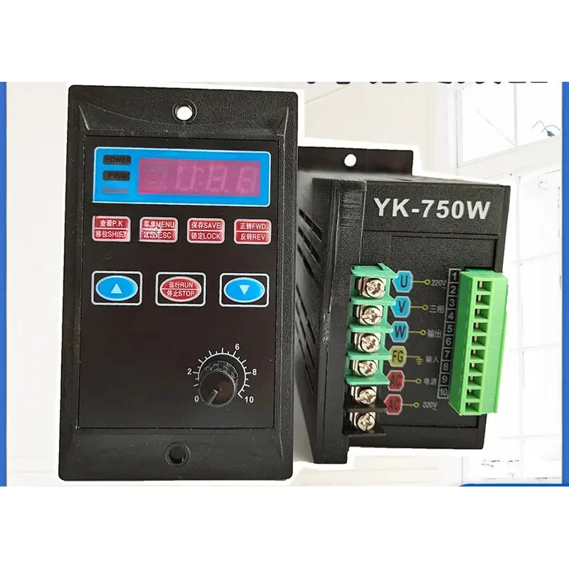 750W Small Simple Inverter Single- Three-Phase 220V Speed Control Motor Controller 400W200W