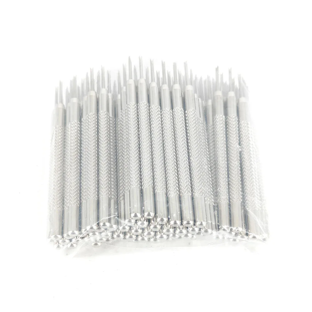 Wholesale 100pcs/bag V shape 1.2mm Watchband Spring Bar Removal Tool Single Side Watch Strap Remover For Watchmakers