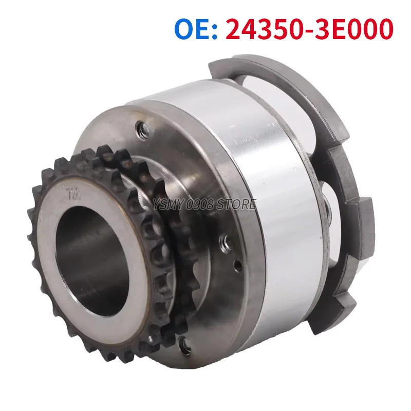 

Good Quality Intake CVVT Camshaft Timing Gear Assy 24350-3E000 243503E000 for Hyundai Santa Fe for Tucson for Kia Optima