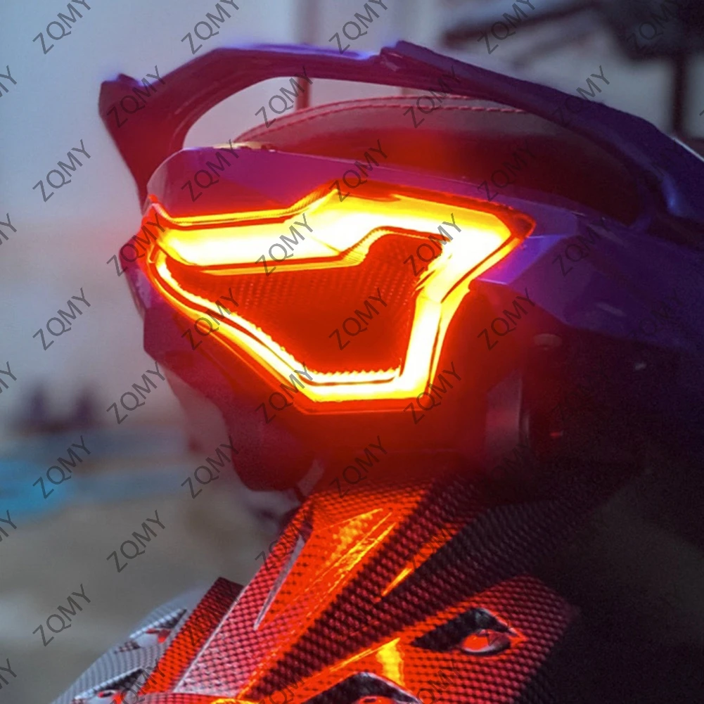 

1pcs Motorbike Integrated LED Tail Light Turn Signals For Yamaha YZF R3 R25 Y15ZR MT07 FZ07 LC150