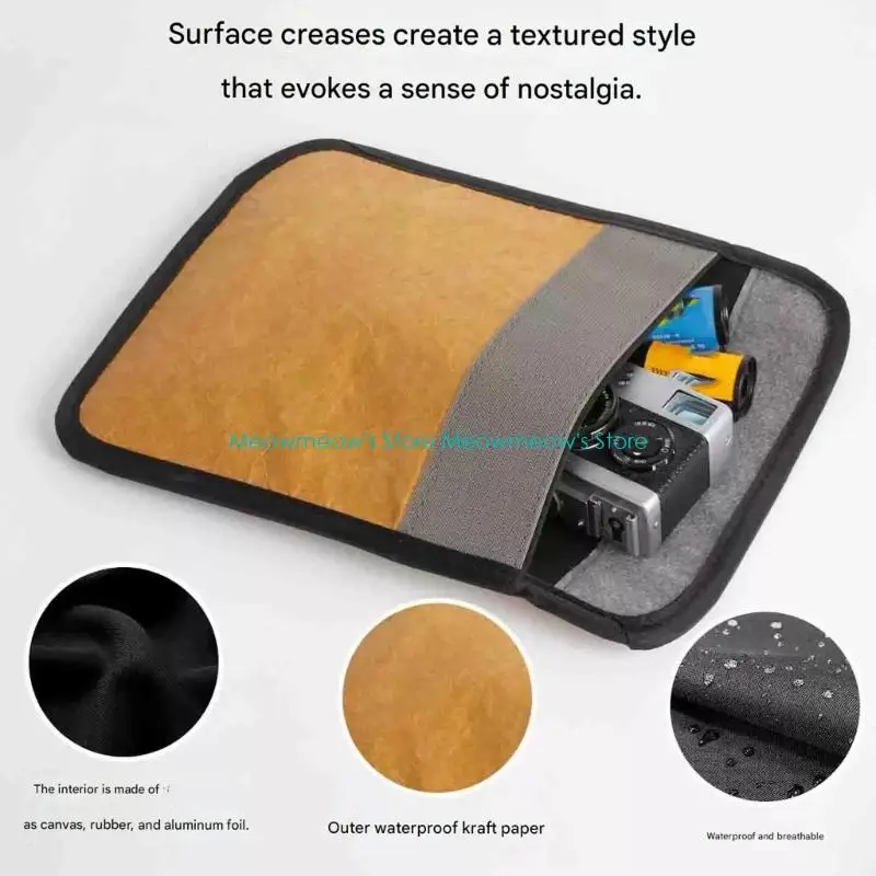 W91A Storage Shielded Bag for Film Rolls and Camera Accessories with X ray Blocking Technology Durability Construction