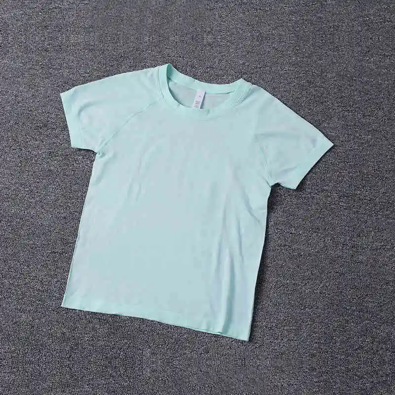 

Short Sleeve Yoga T-shirts Top Quickly Dry Women Shirt Workout Sports Running Breathable T-shirts Gym Fitness Yoga Wear