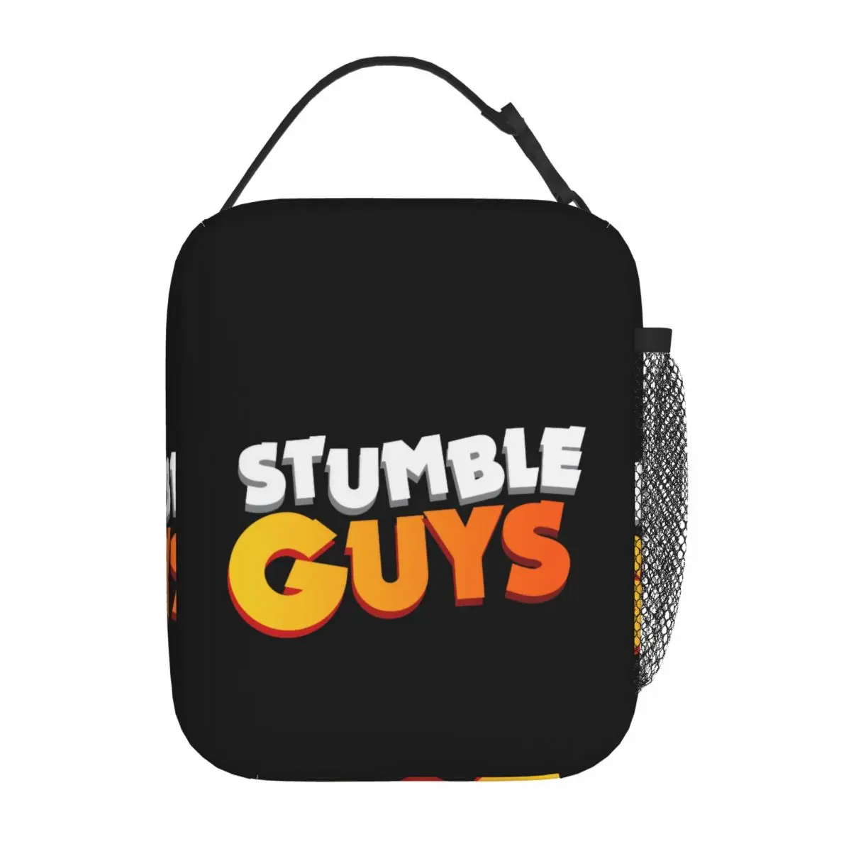 

Stumble Guys Cartoon Insulated Lunch Bag Portable Game Reusable Cooler Bag Tote Lunch Box School Outdoor Girl Boy