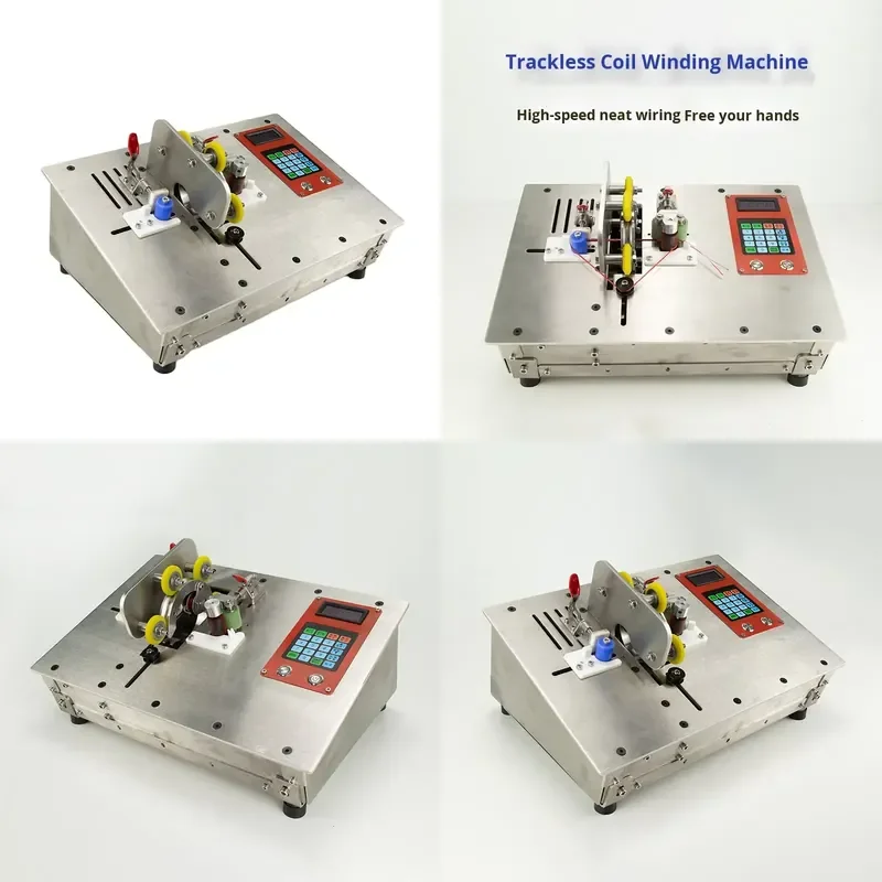 High-speed automatic numerical control precision coil winding machine for soft cotton yarn motor coil and non-marking hand