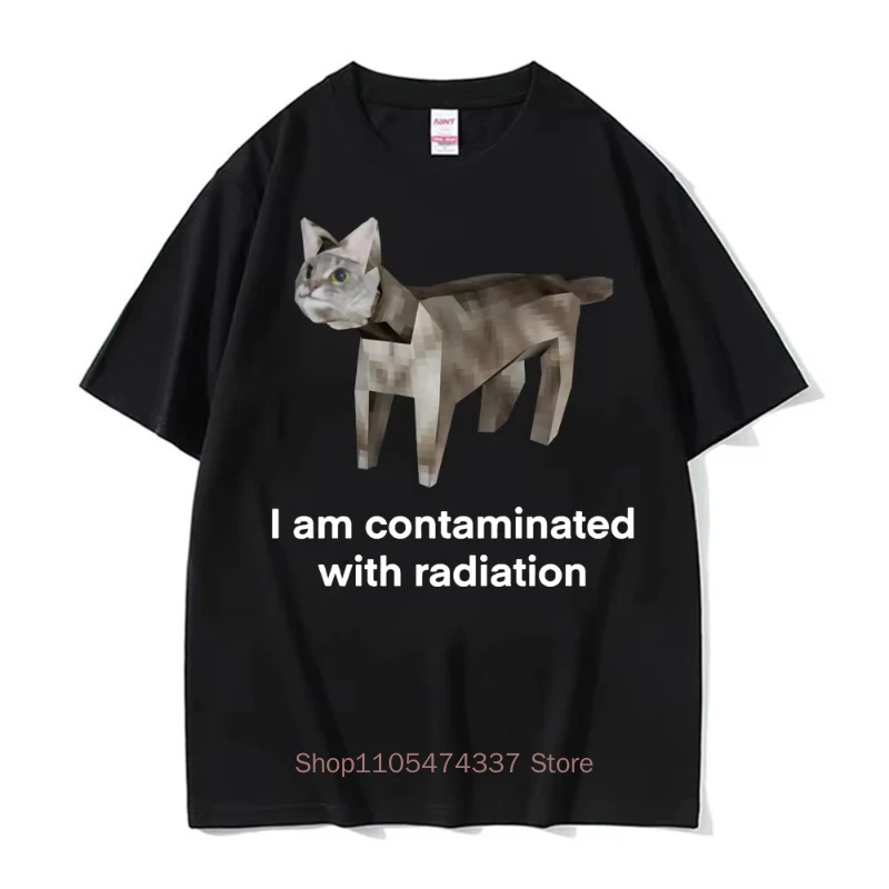 Ich esse Lötmittel – Lustiges Katzen-Meme-T-Shirt für Herren und Damen – Modische Freizeit-T-Shirts aus hochwertiger Baumwolle für den Sommer – Detail 11