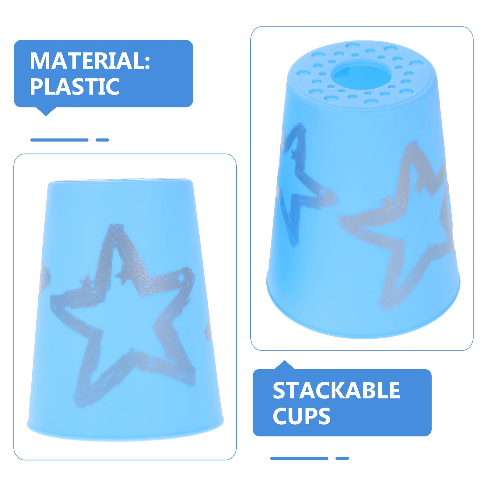 12개 트레이닝 스택 게임, 쌓을 수 있는 게임, 스택형 게임 키트 세트, 스포츠 게임 컵