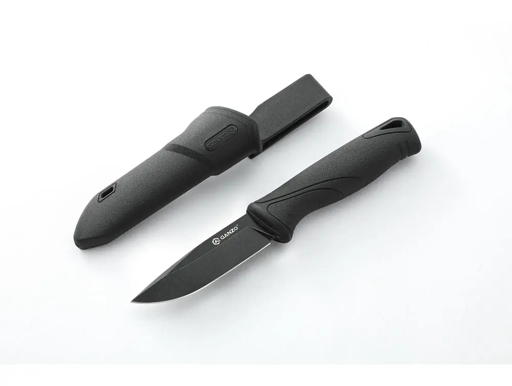 59HRC Ganzo G807BW-BK Knife 9Cr14MoV Blade PP&TPR Handle Fixed Knife Survival Camping Tool Outdoor Tool - view 5
