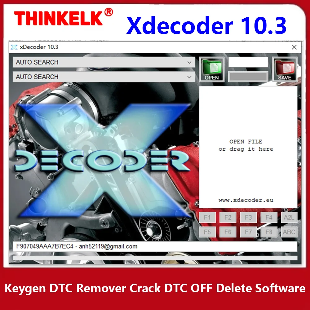 

2023 Xdecoder 10.3 with Keygen DTC Remover Crack DTC OFF Delete Software Full Verison for Hyundai/VAG EDC15 EDC16 EDC17 Xdecoder