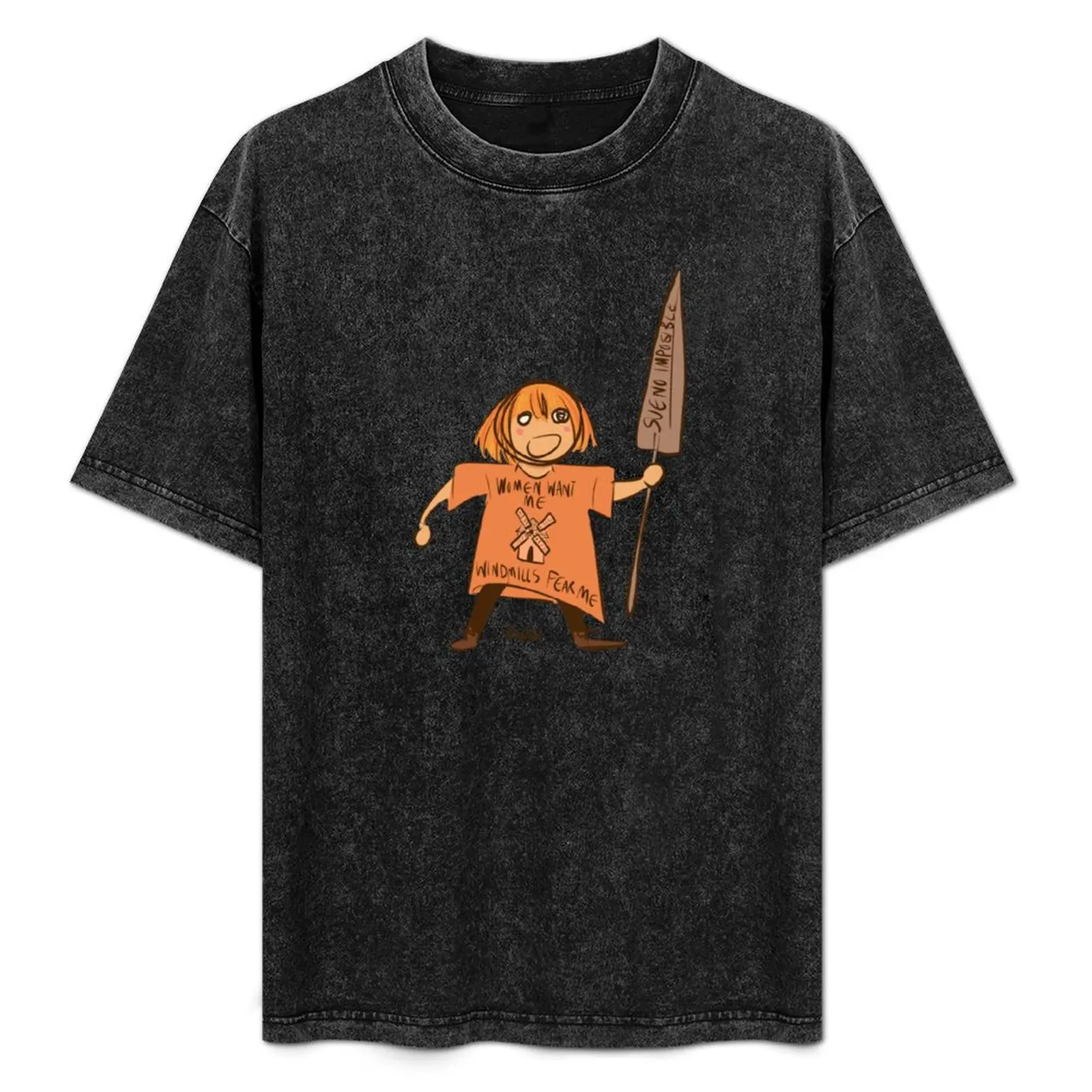 

Don Quixote from Limbus Company T-Shirt Daily Wear Plain Short Sleeve Shirt