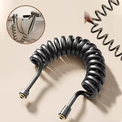 Bathroom Recoil Garden Water Hose Flexible Curly Water Hose Retractable Self Coiling Hoses Spray Nozzle