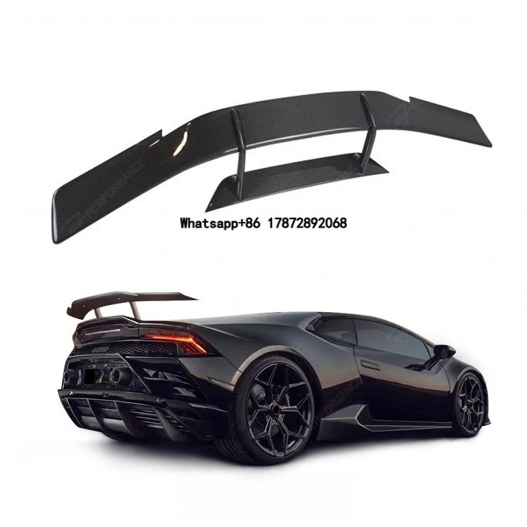 

Tune Auto Parts EVO Spoiler Facelift N Style Carbon Fiber Spoiler for LP610 EVO Rear Wing