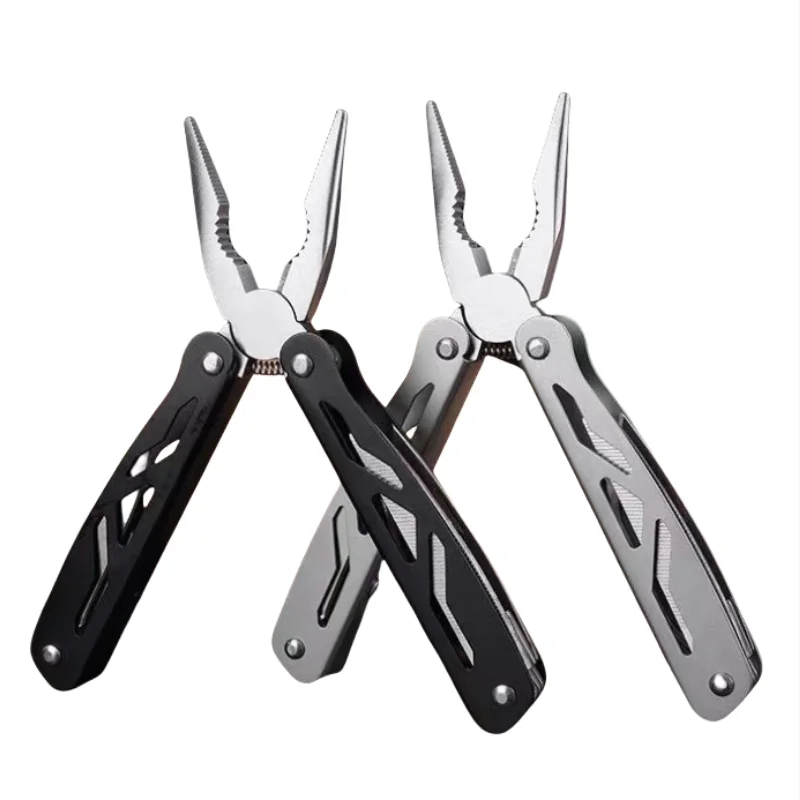 Stainless Steel Multifunctional Pliers Outdoor Small Knife Combination Folding Car Convenient Tool with Batch Head Knife Pliers