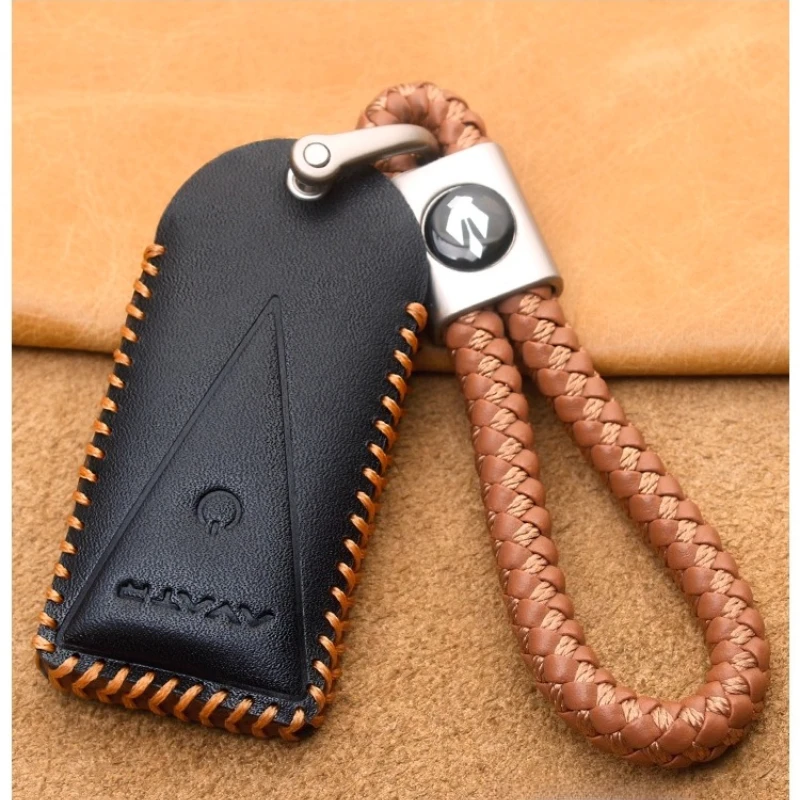 

Для Avatr 06/07/11/12 специальный кожаный чехол для ключей модифицированный автомобильный пульт дистанционного управления защитная пряжка