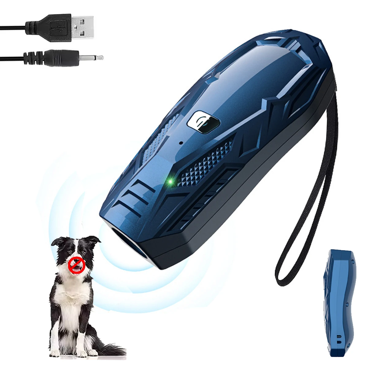 

3 in 1 High Power Ultrasonic Dog Repellent Pet Smart&Mini Anti Bark for Dogs Training & Behavior Aids Long Standby Pet Supplies