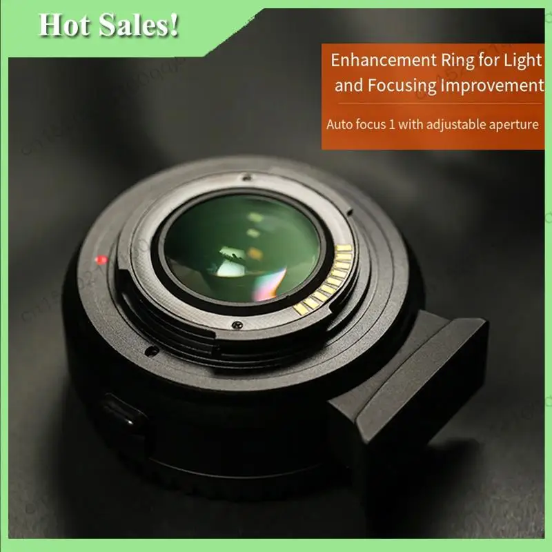 -FDDT For Canon EF Lens Adapter Ring To For Canon EOS-M Camera Series EF-EOSM2 0.71X Speed Booster With Autofocus