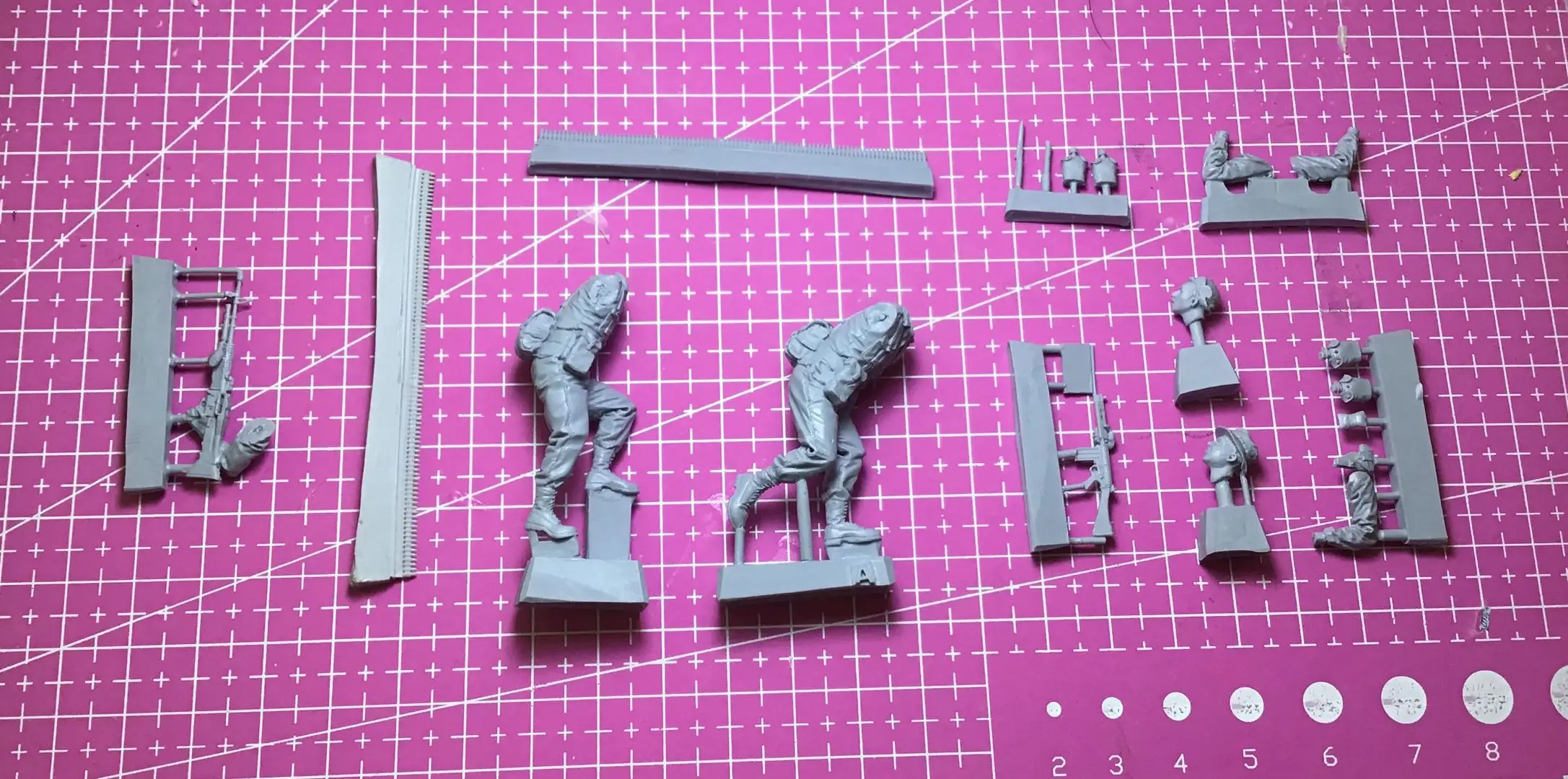 Figurine modèle GK 1/35 résine, kit non assemblé et non peint