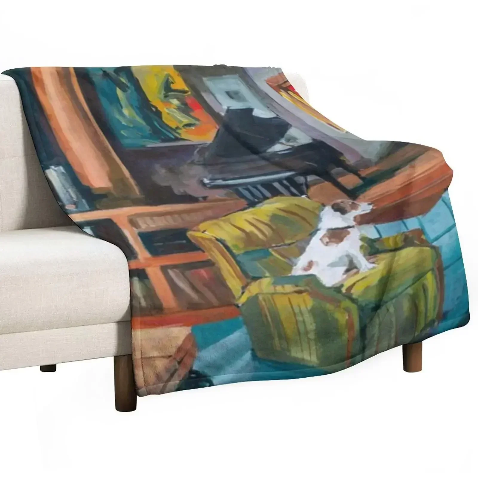 Frasier’s apartment Throw Blanket Bed covers Thins Furry Blankets