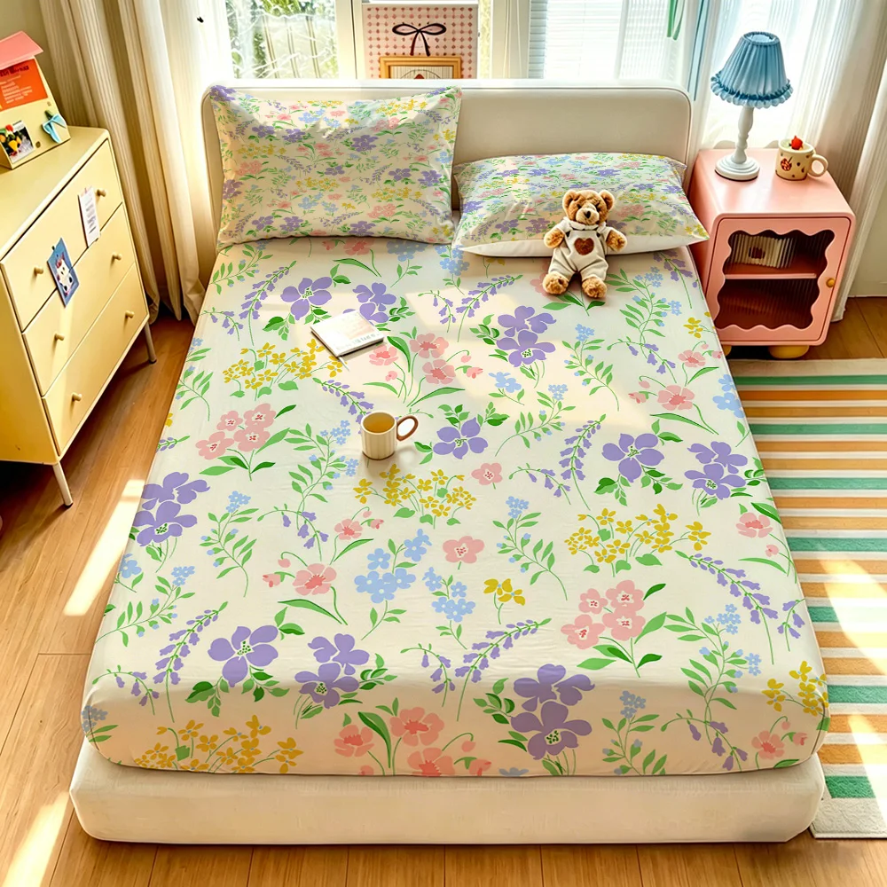 Bed Sheet Microfiber - 90G 3종 침구 세트 1개의 피티드
