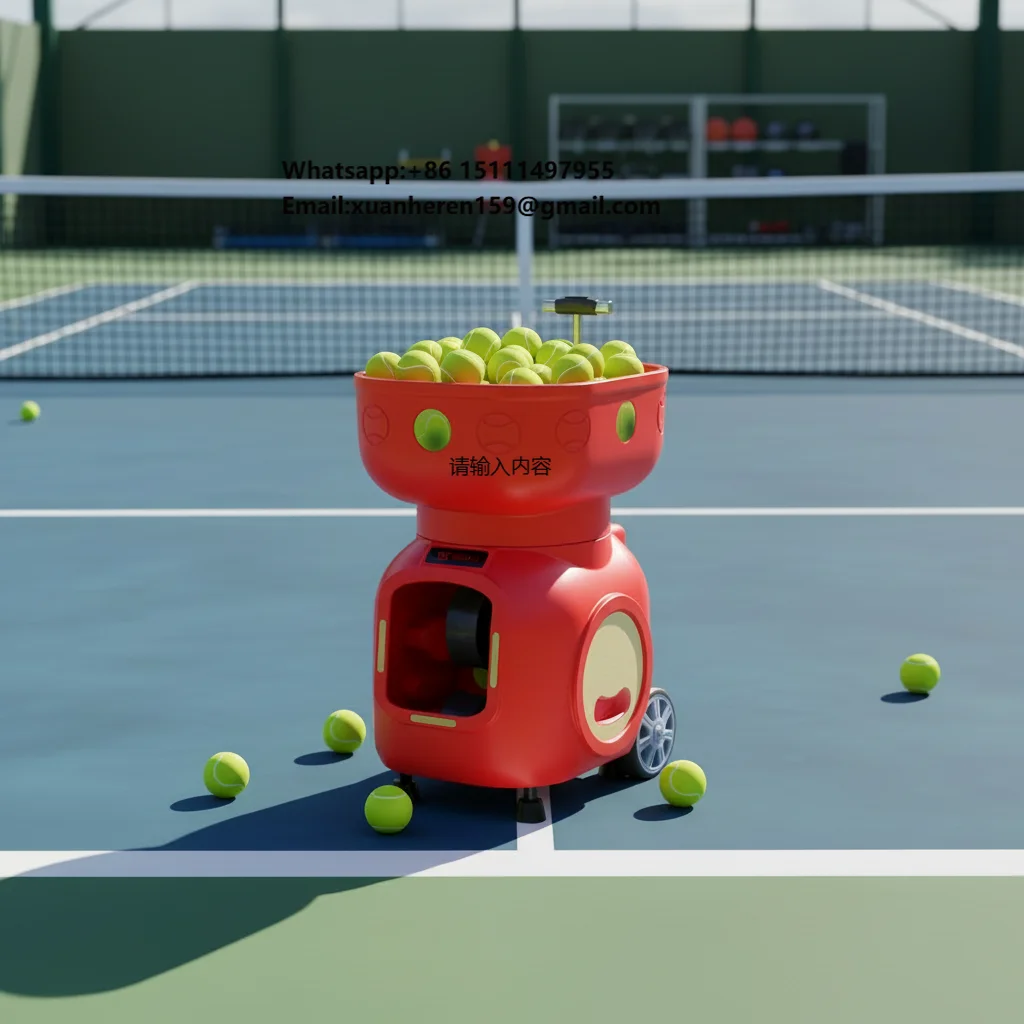 SIBOASI T5 2025 English Version Tennis Ball Machine with APP/Remote Control 120 Balls Capacity Lob & Programming Training Device