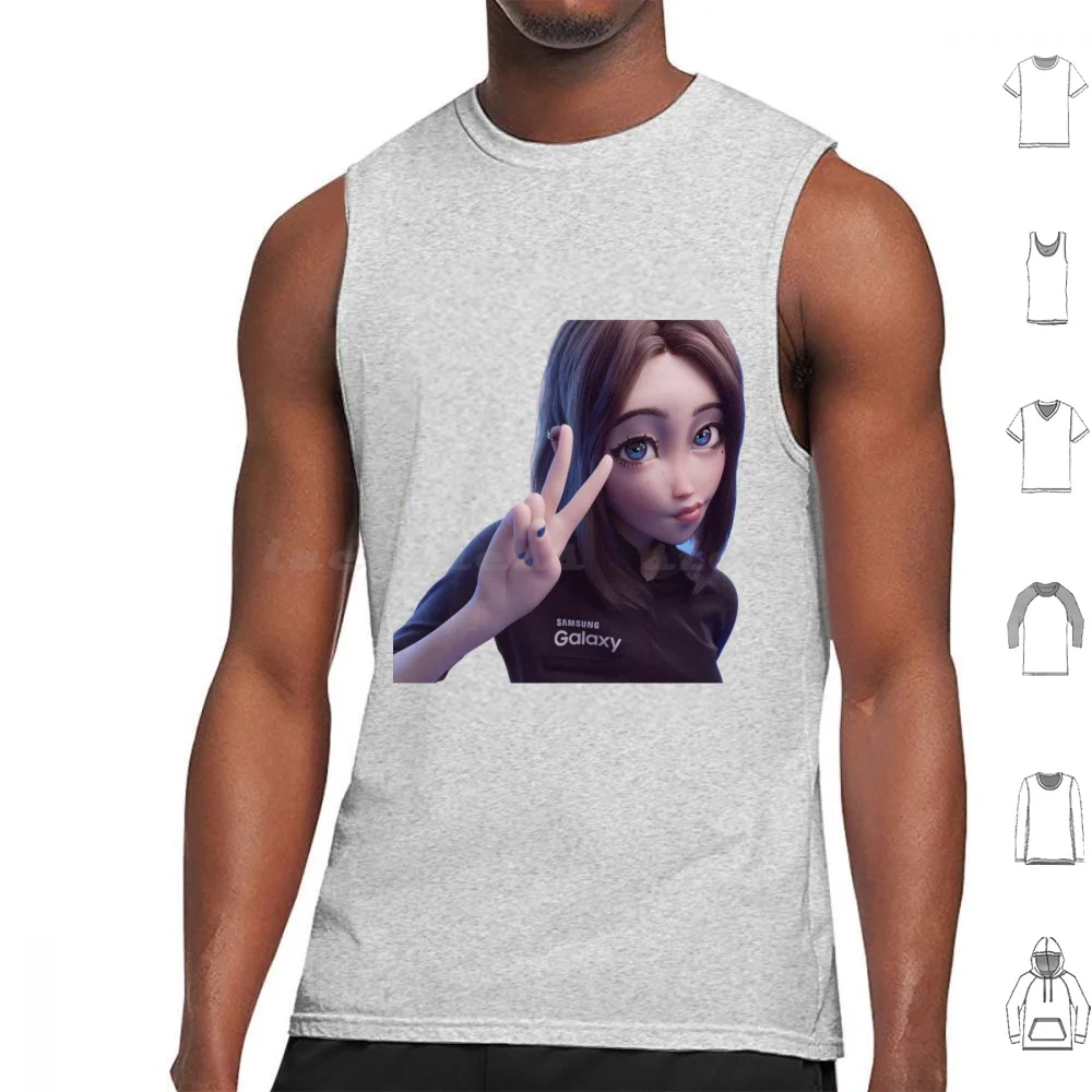 Waifu Sam Tank Tops Vest Sleeveless Sam From Sam Assistant Sam Waifu Waifu Waifu Sam Virtual Sam Waifu Virtual Waifu